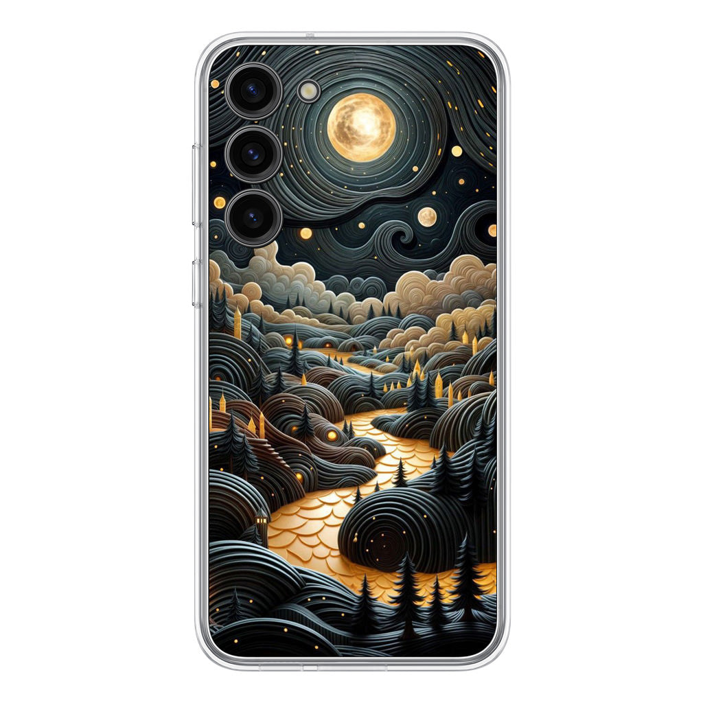 Whispers of the Lunar Valley Samsung Galaxy S23 / S23 Plus Case