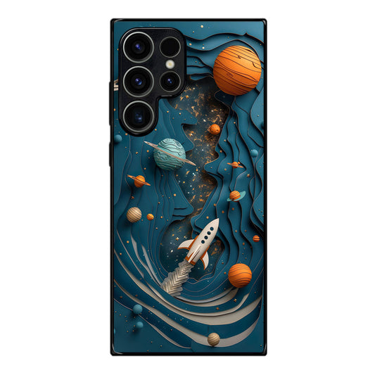 Cardboard Cosmos Samsung Galaxy S23 Ultra Case