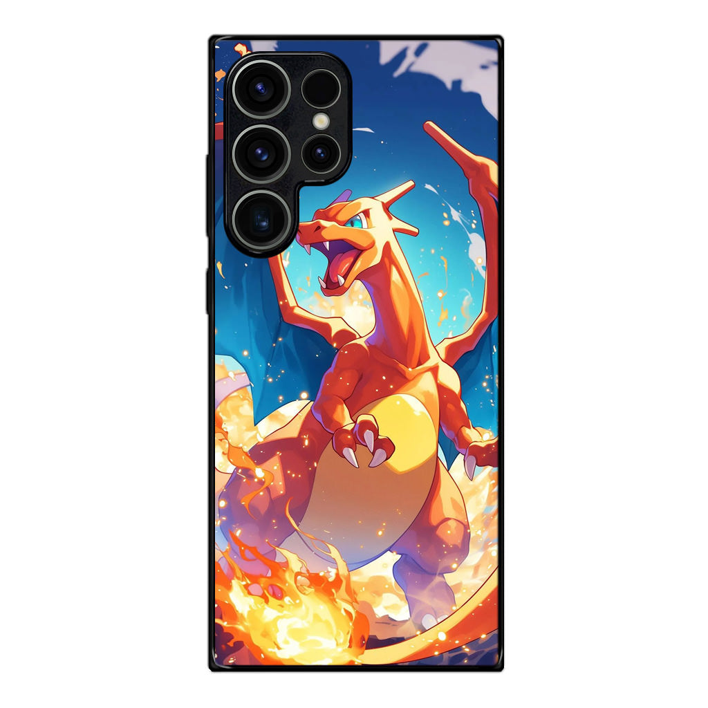 Charizard Crimson Storm Samsung Galaxy S23 Ultra Case
