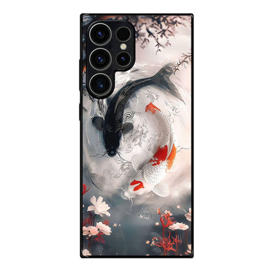 Eternal Balance of The Koi Spirits Samsung Galaxy S23 Ultra Case