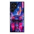 Neon Midnight Drift Tokyo Rain Samsung Galaxy S23 Ultra Case