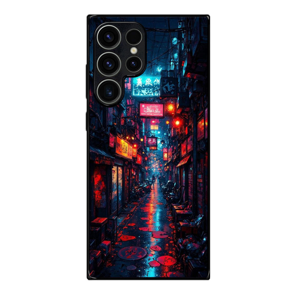 Neon Veins Of The Cyber City Samsung Galaxy S23 Ultra Case