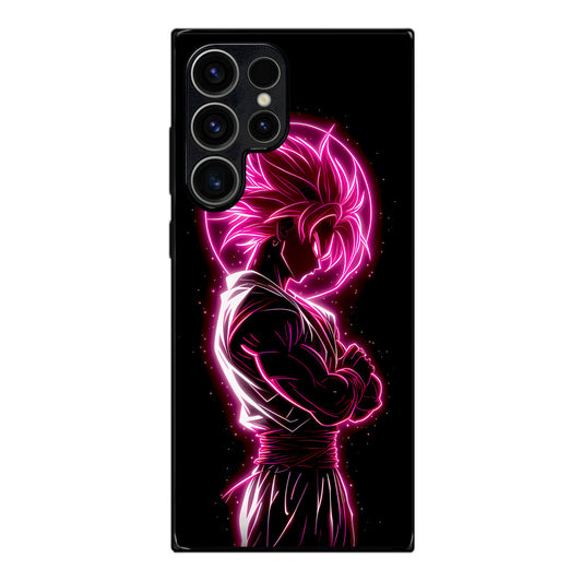 Pink Radiant Saiyan Samsung Galaxy S23 Ultra Case