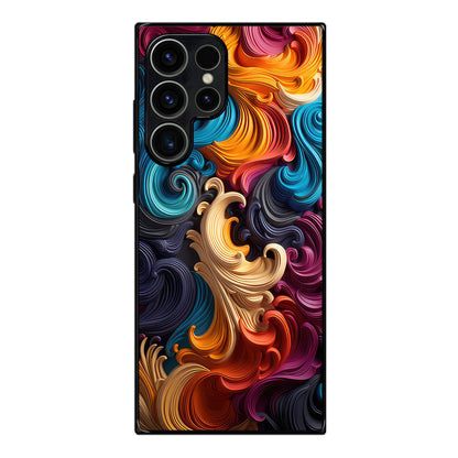 The Dance of Abstract Waves Samsung Galaxy S23 Ultra Case
