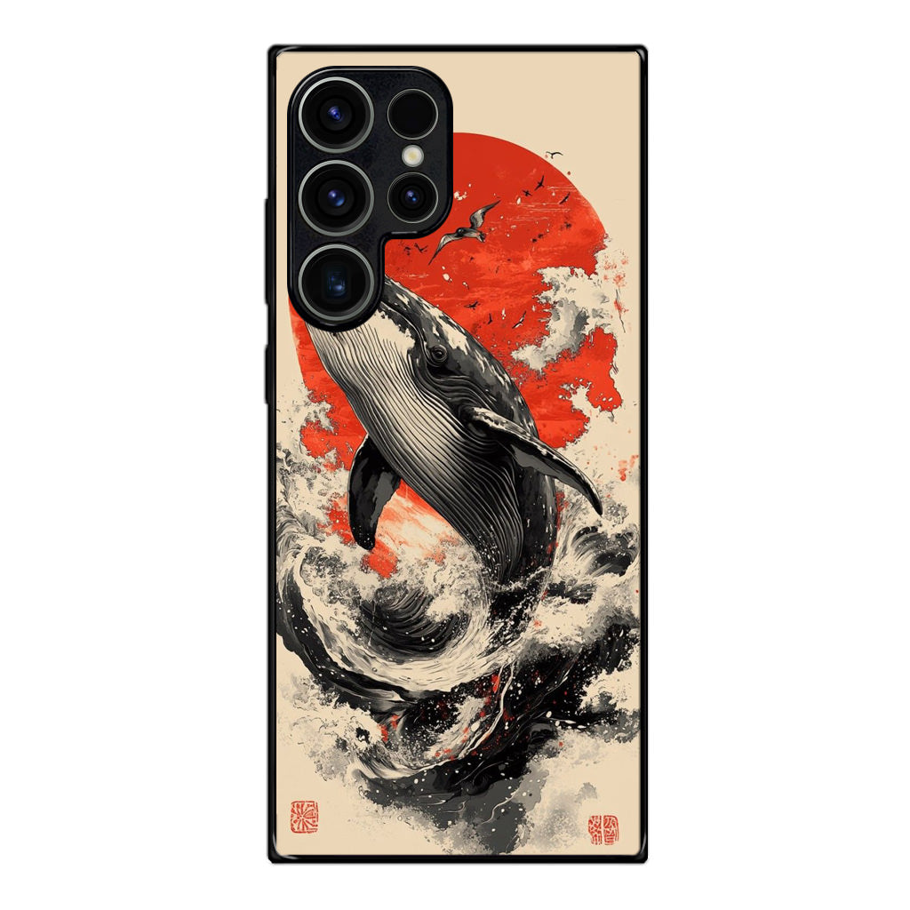 The Whale Rises Samsung Galaxy S23 Ultra Case