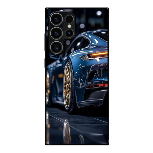 Velvet Thunder Elegance on Wheels Samsung Galaxy S23 Ultra Case