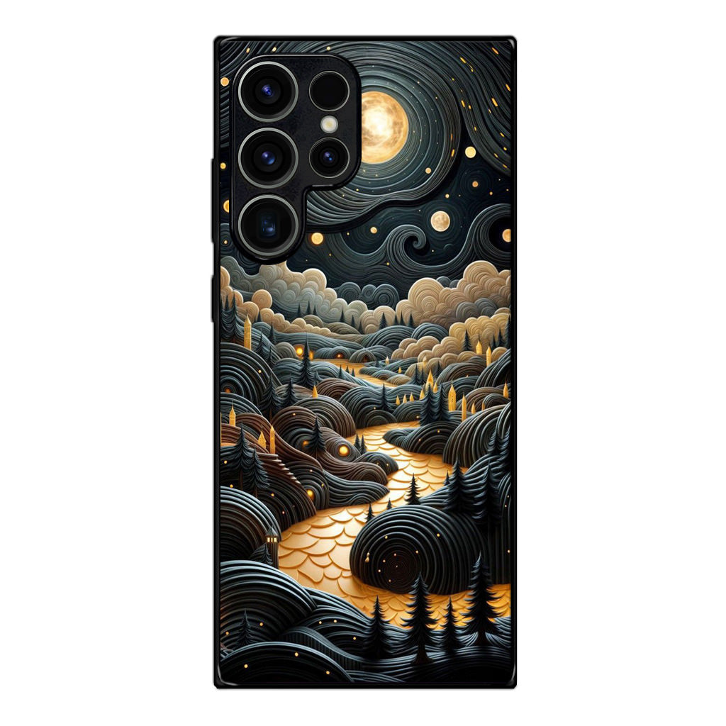 Whispers of the Lunar Valley Samsung Galaxy S23 Ultra Case