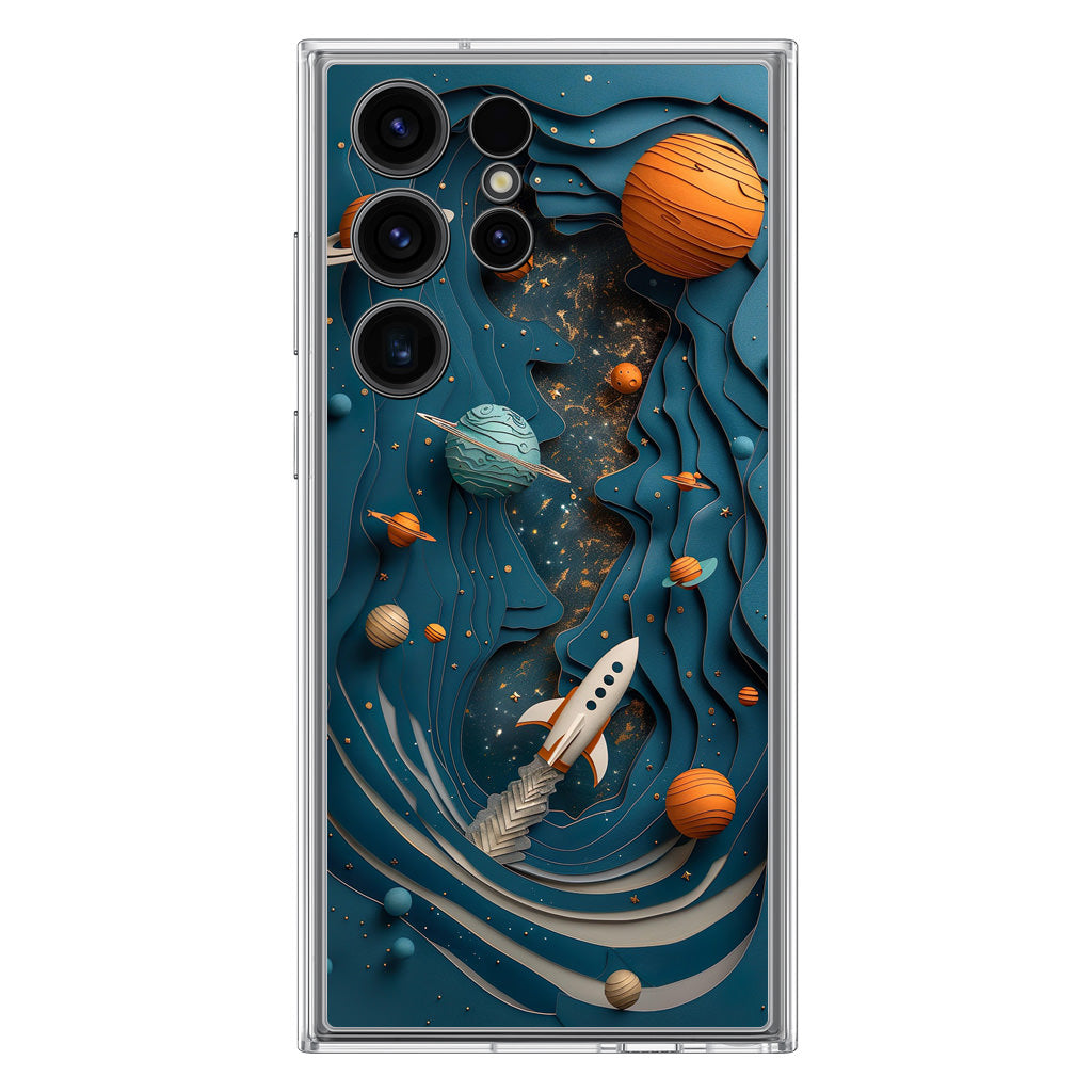 Cardboard Cosmos Samsung Galaxy S23 Ultra Case