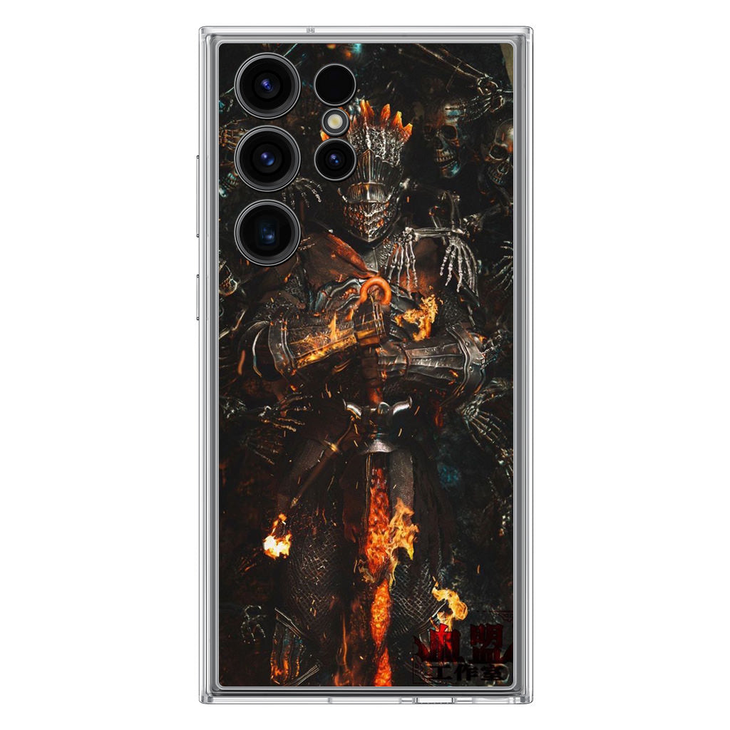Ember King Warden Cursed Flame Samsung Galaxy S23 Ultra Case