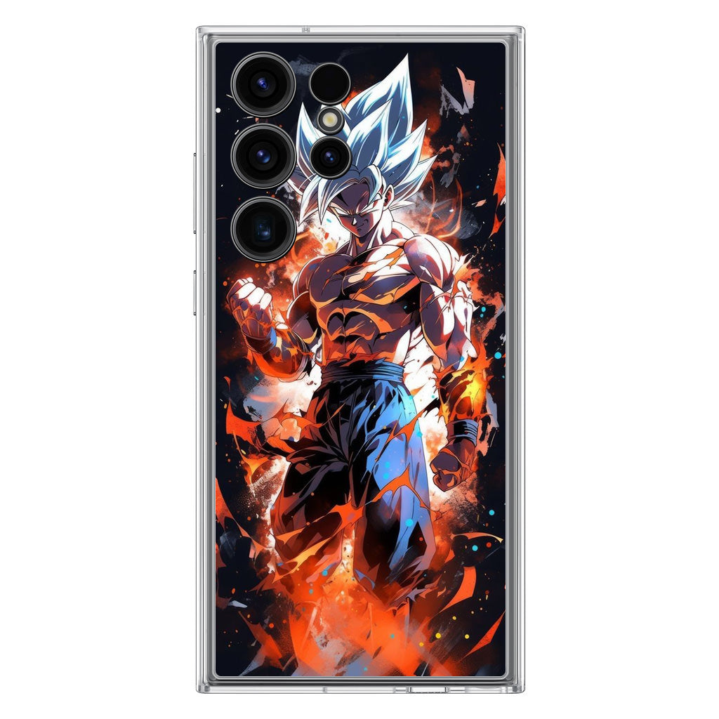 Goku Unleash The Power Samsung Galaxy S23 Ultra Case