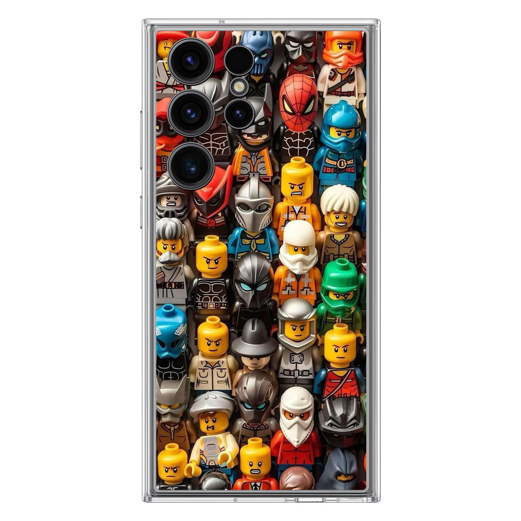 Mini Figures Heroes Assemble Samsung Galaxy S23 Ultra Case