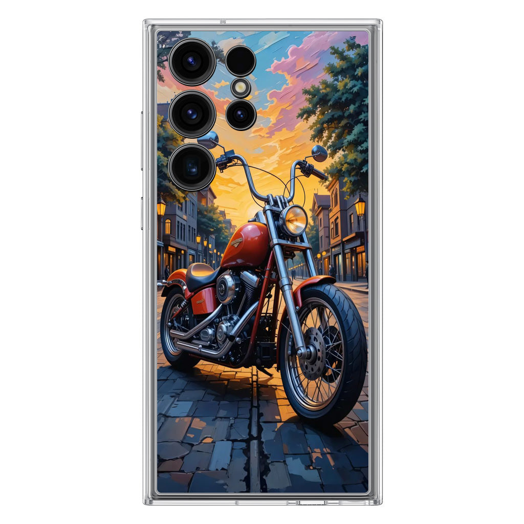 Sunset Thunder Ride Into the Glow Samsung Galaxy S23 Ultra Case