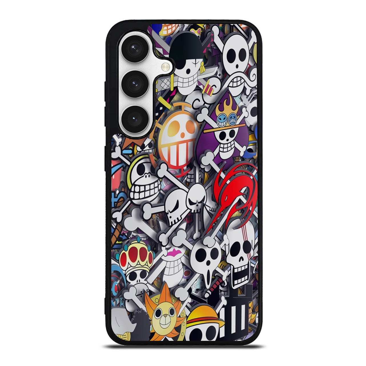 All Pirate Symbols One Piece Samsung Galaxy S24 FE Case