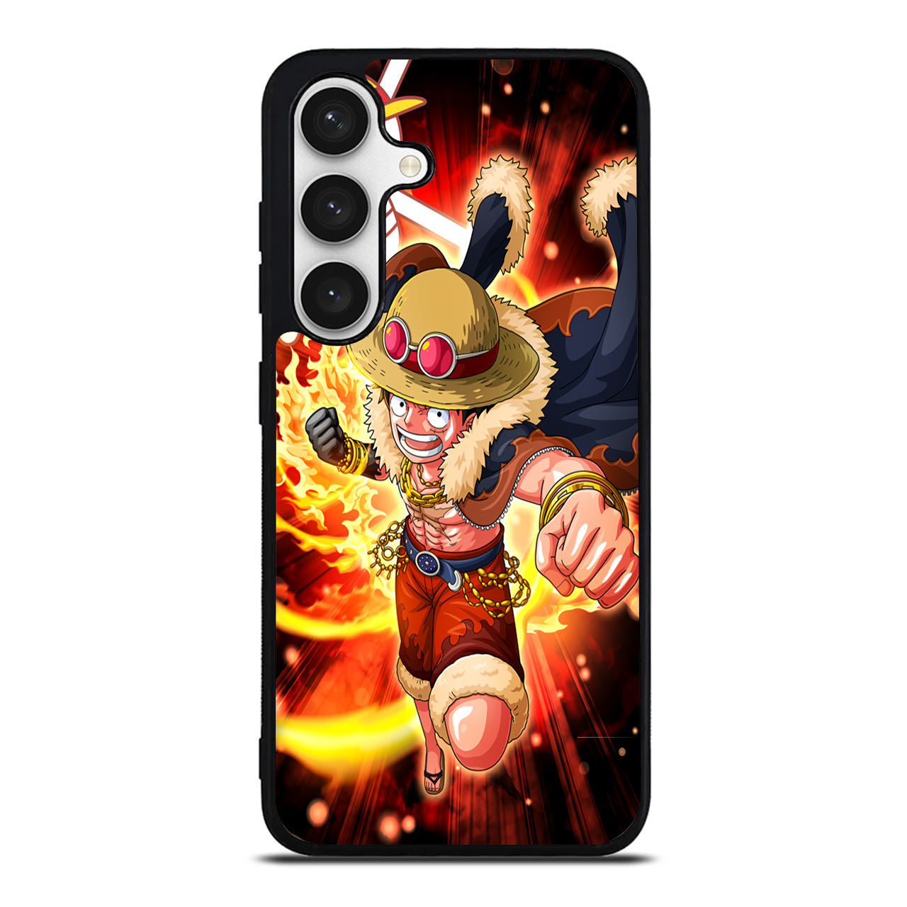 Luffy Red Hawk Punch Samsung Galaxy S24 FE Case