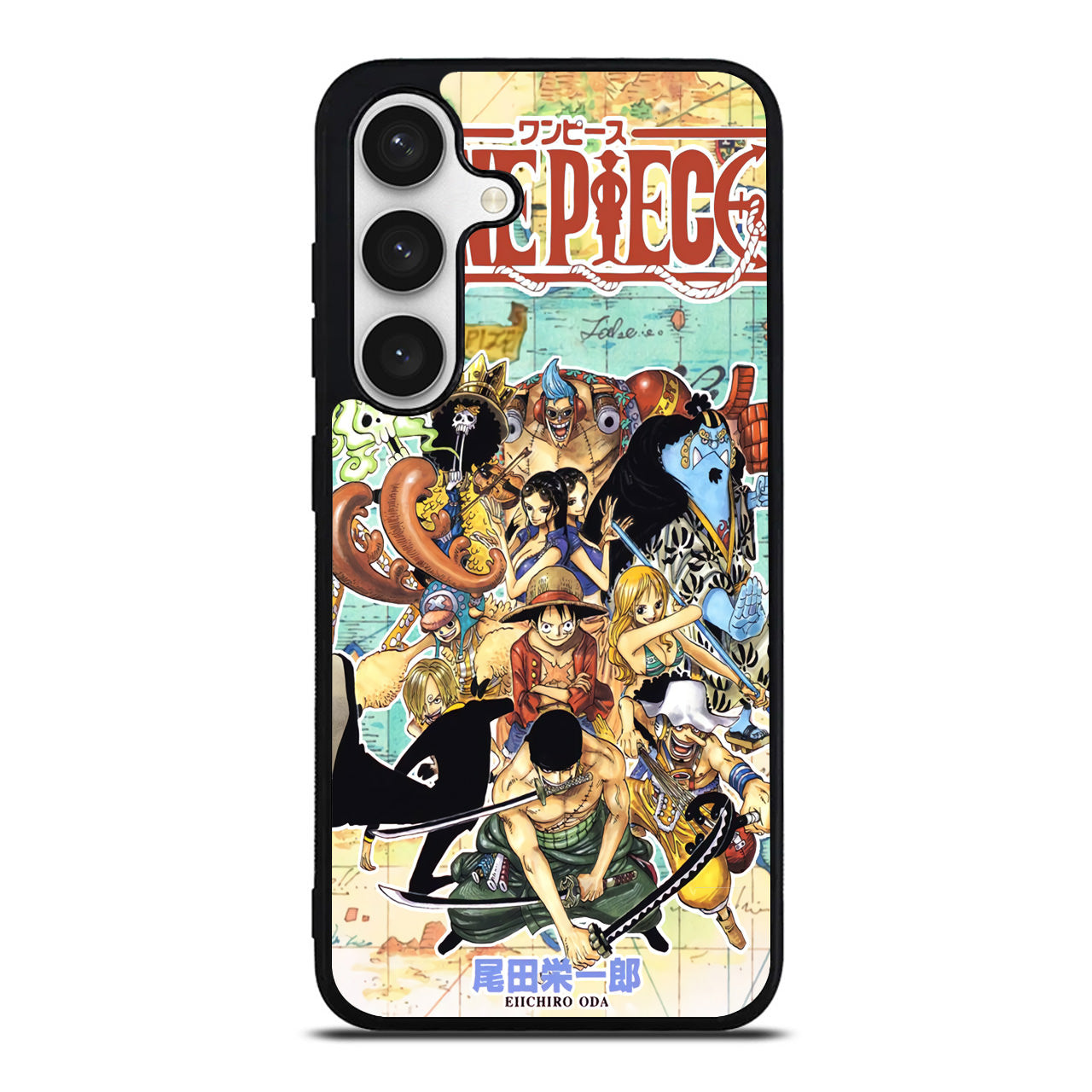 One Piece Comic Straw Hat Pirate Samsung Galaxy S24 FE Case