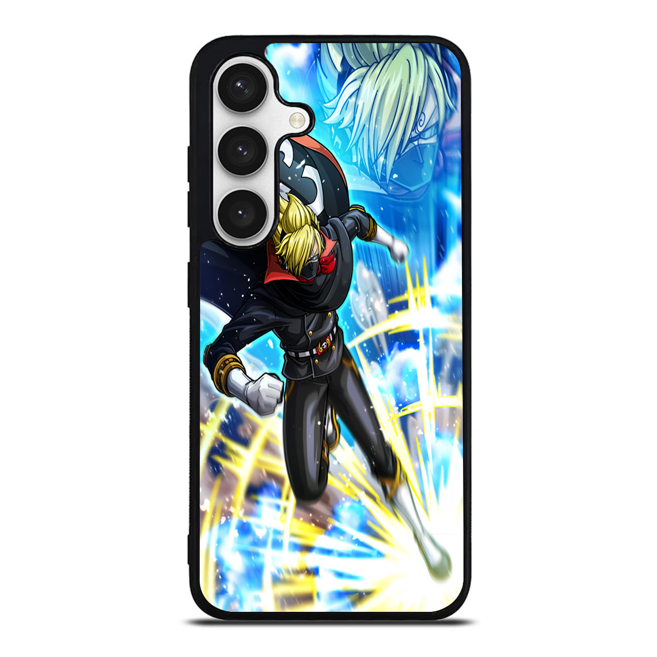 Sanji In Stealth Black Suit Samsung Galaxy S24 FE Case