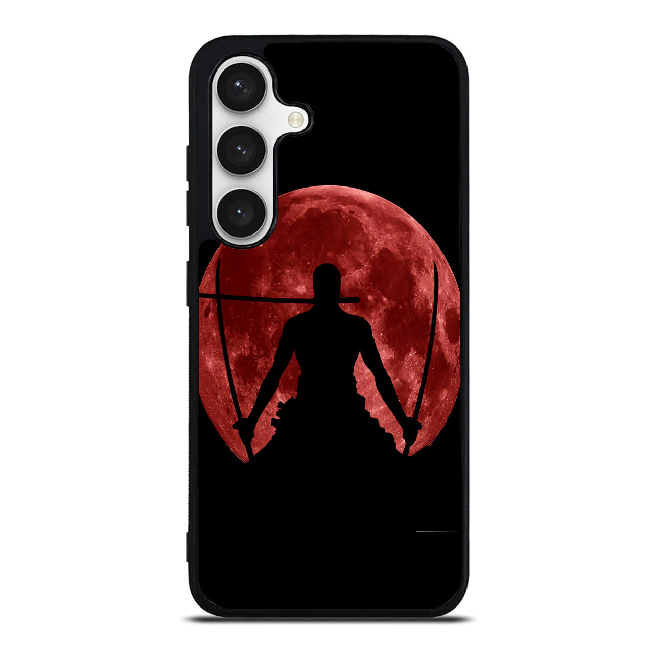 Silhouette Of Zoro In Santoryu Mode Samsung Galaxy S24 FE Case