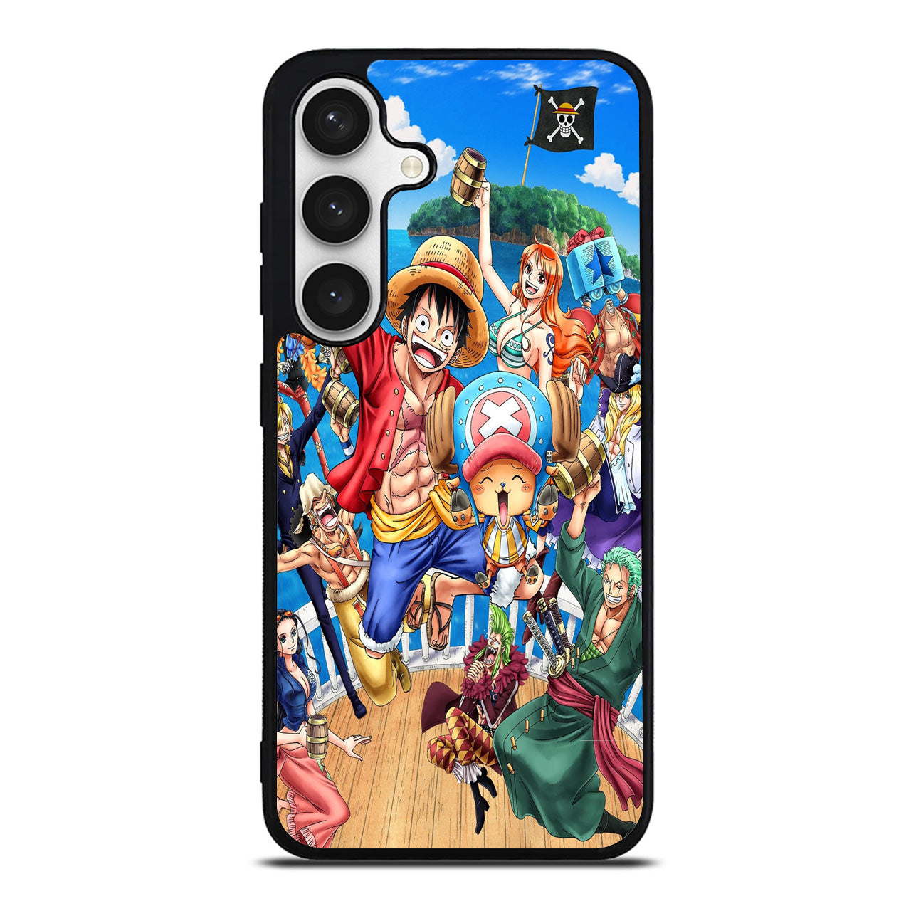 Straw Hat Pirates And Allies Samsung Galaxy S24 FE Case