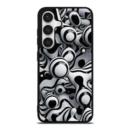 Abstract Art Black White Samsung Galaxy S24 FE Case