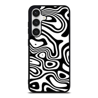 Abstract Black and White Background Samsung Galaxy S24 FE Case