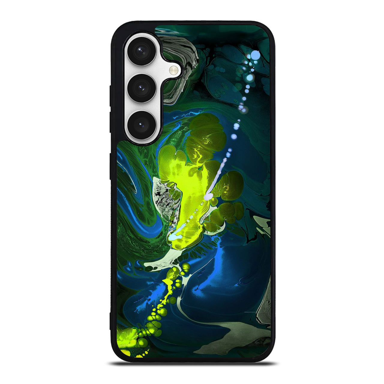 Abstract Green Blue Art Samsung Galaxy S24 FE Case