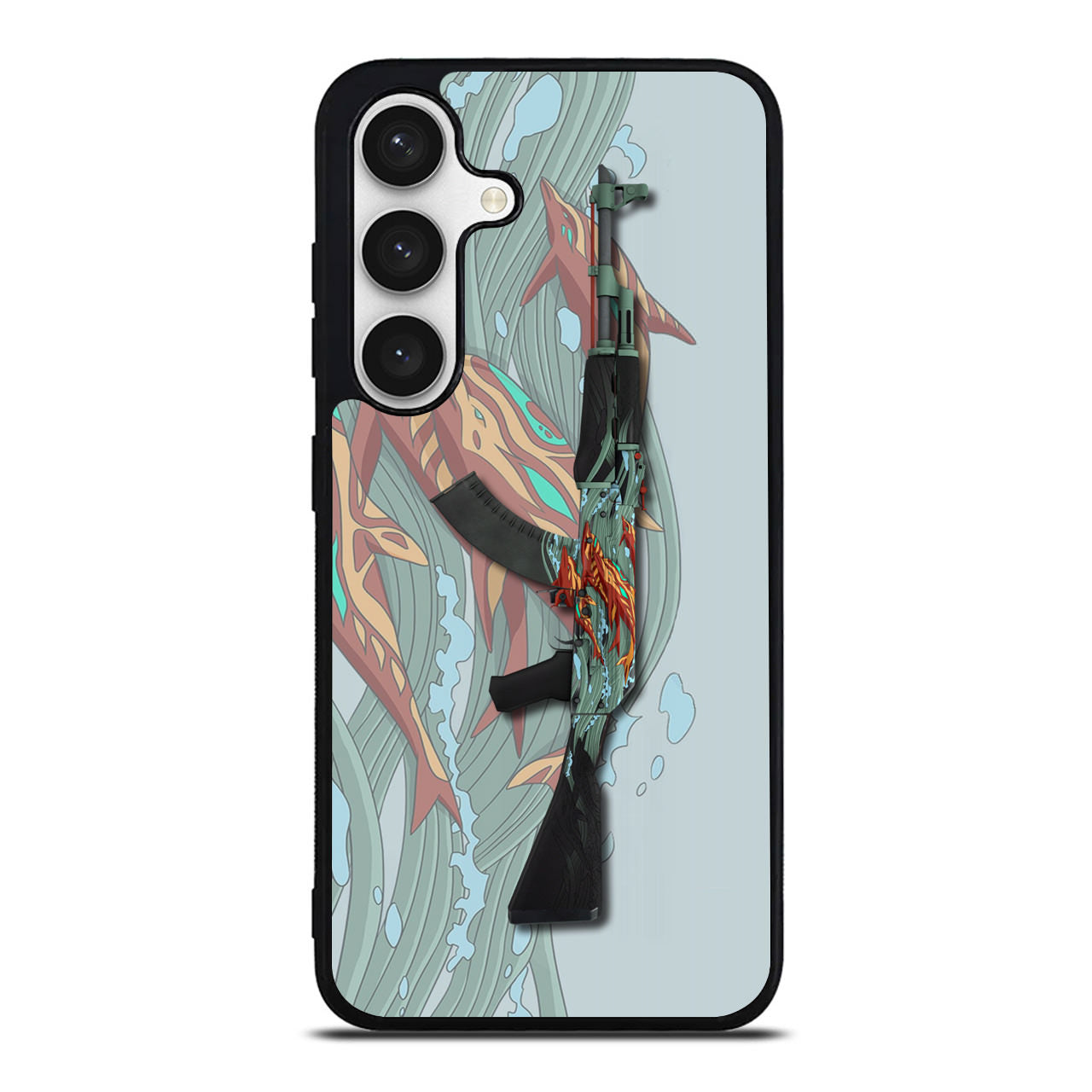 AK-47 Aquamarine Revenge Samsung Galaxy S24 FE Case