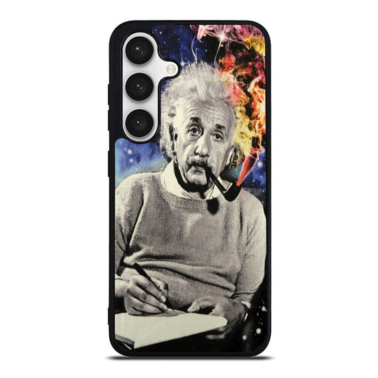 Albert Einstein Smoking Samsung Galaxy S24 FE Case