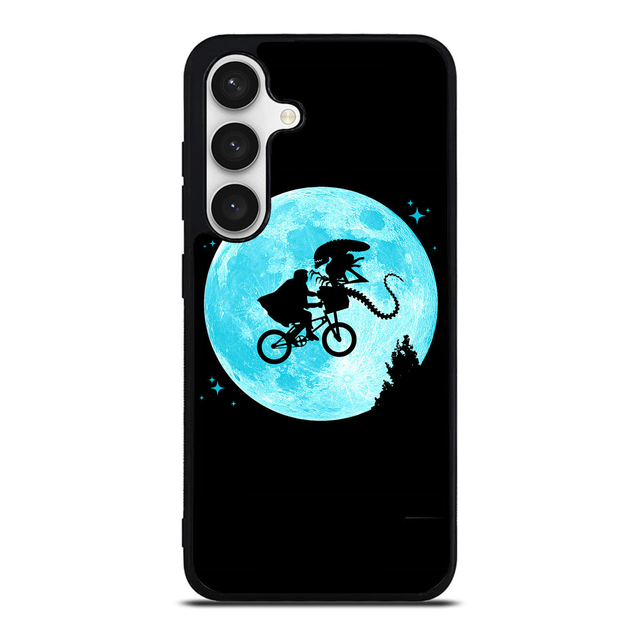 Alien Bike to the Moon Samsung Galaxy S24 FE Case