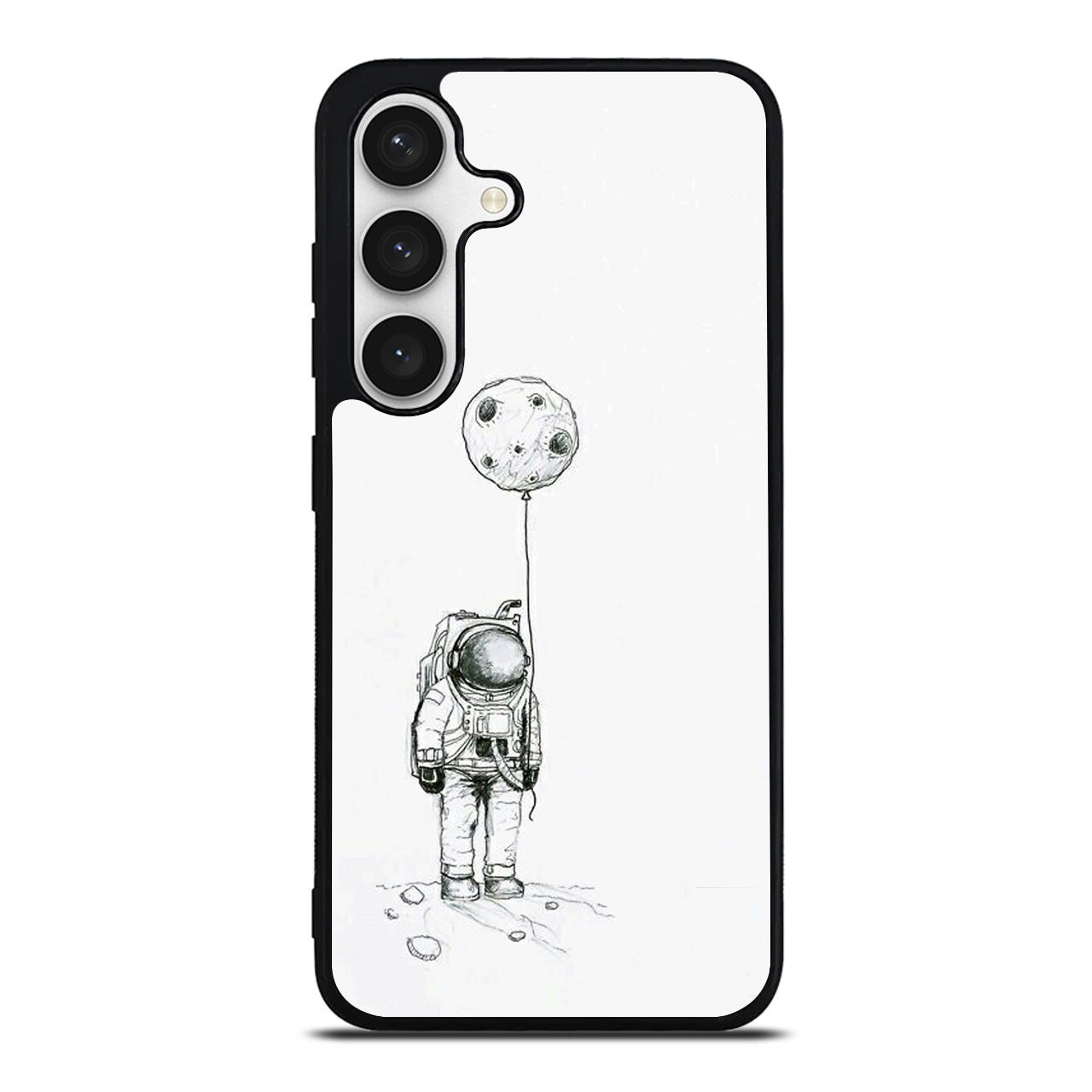 Astronaut Moon Balloon Samsung Galaxy S24 FE Case