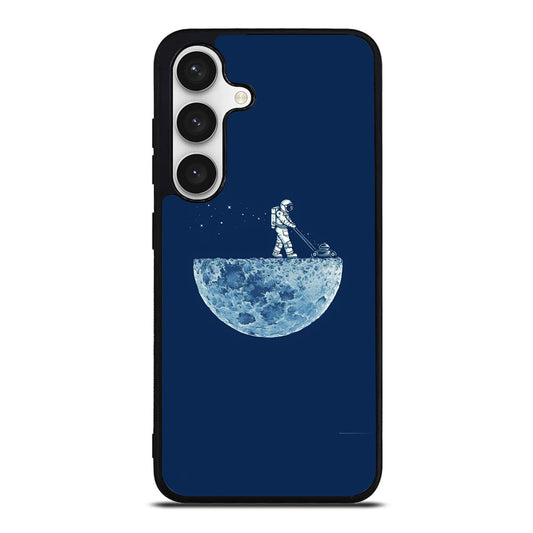 Astronaut Mowing The Moon Samsung Galaxy S24 FE Case