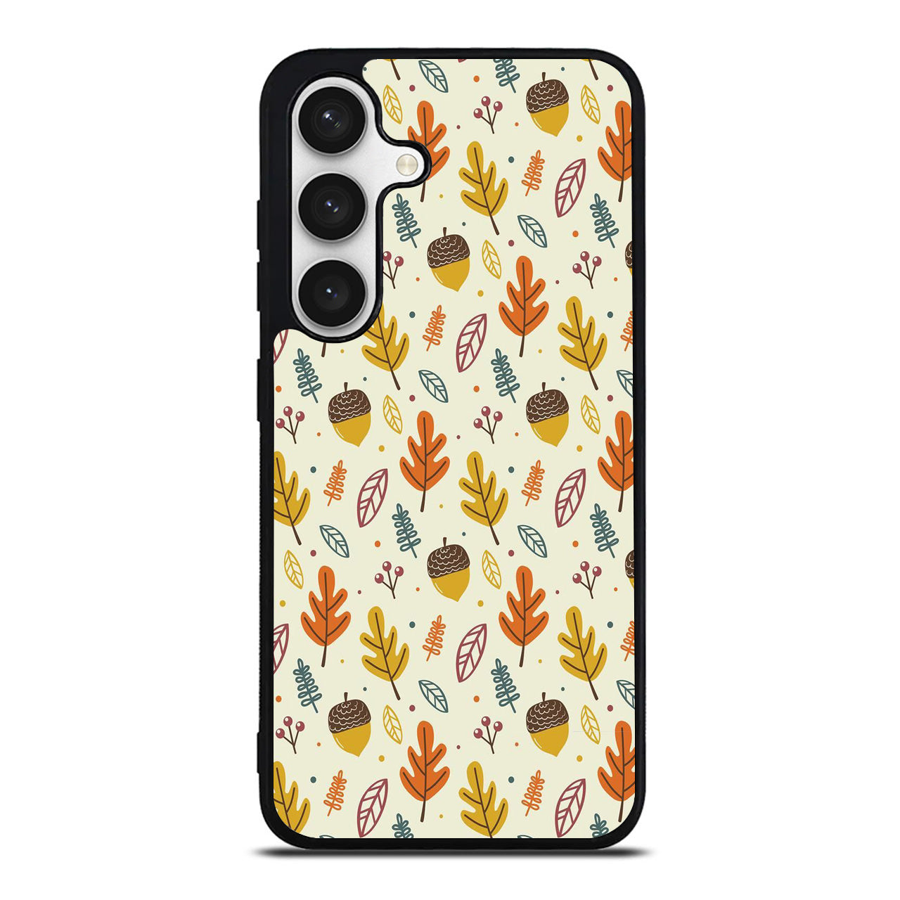 Autumn Things Pattern Samsung Galaxy S24 FE Case