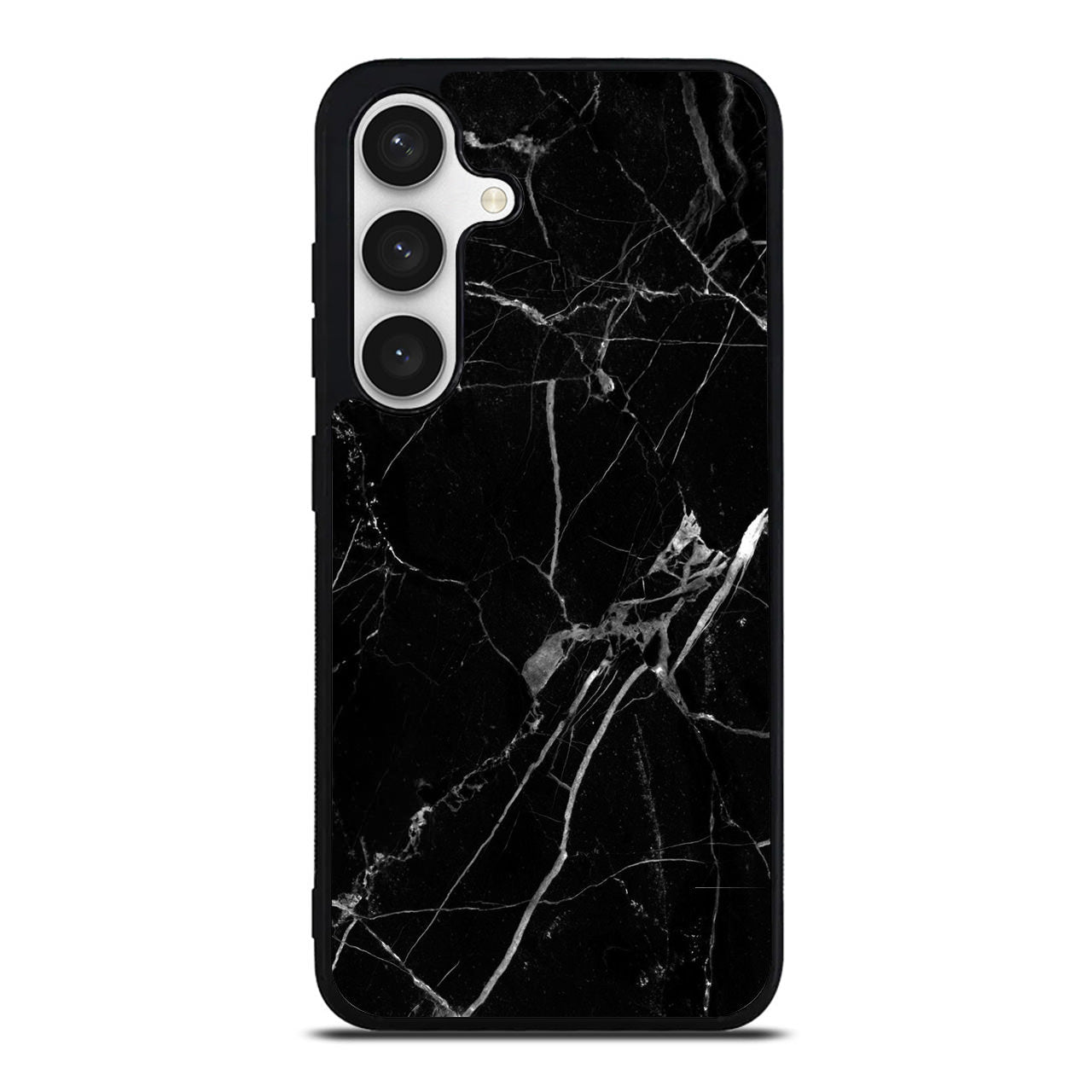 Black Marble Samsung Galaxy S24 FE Case