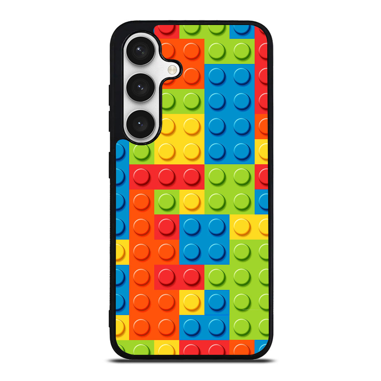 Blocks Rainbow Pattern Samsung Galaxy S24 FE Case