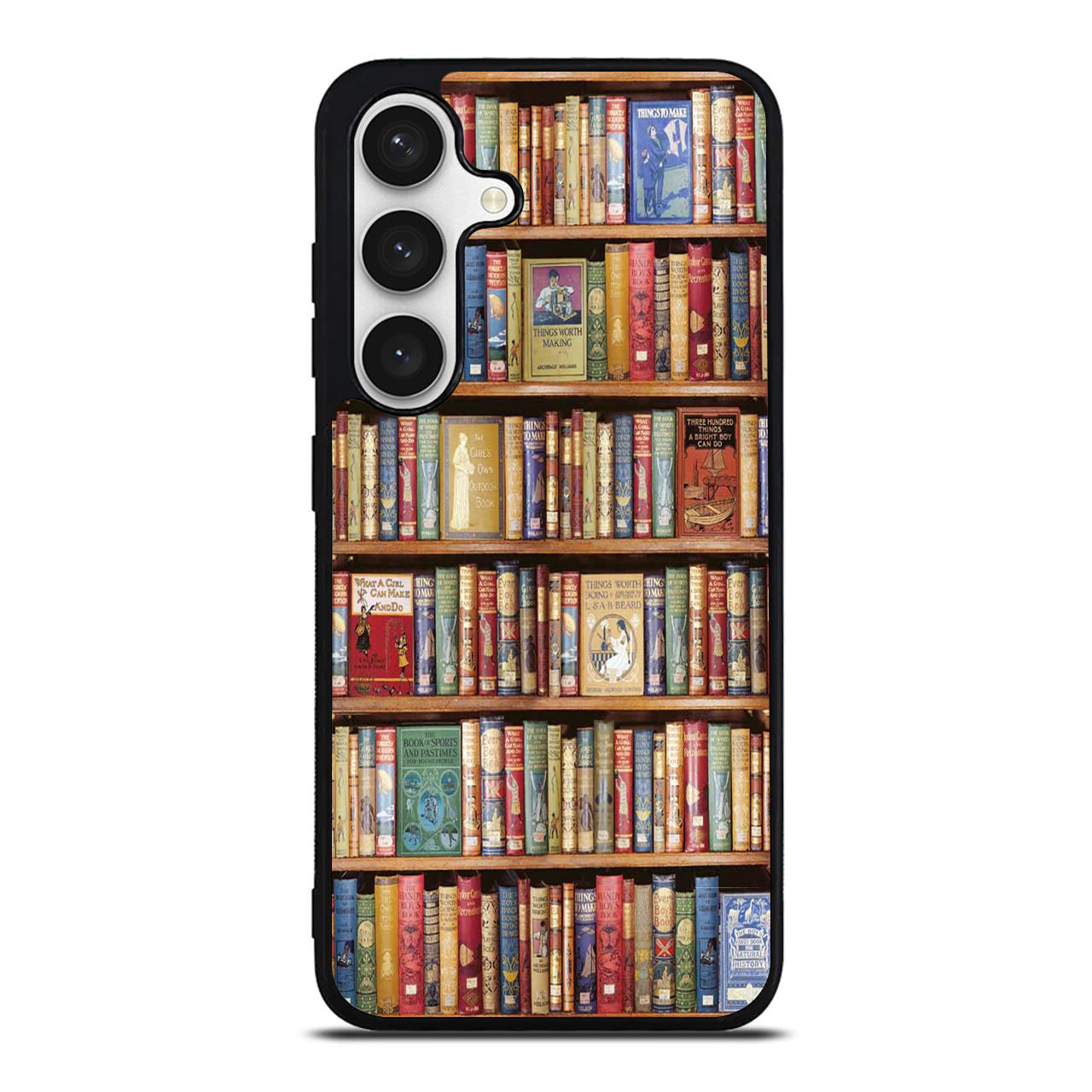 Bookshelf Library Samsung Galaxy S24 FE Case