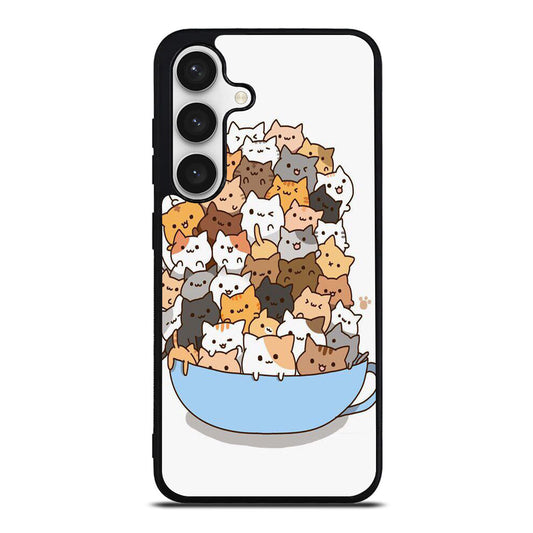 Cats on A Bowl Samsung Galaxy S24 FE Case