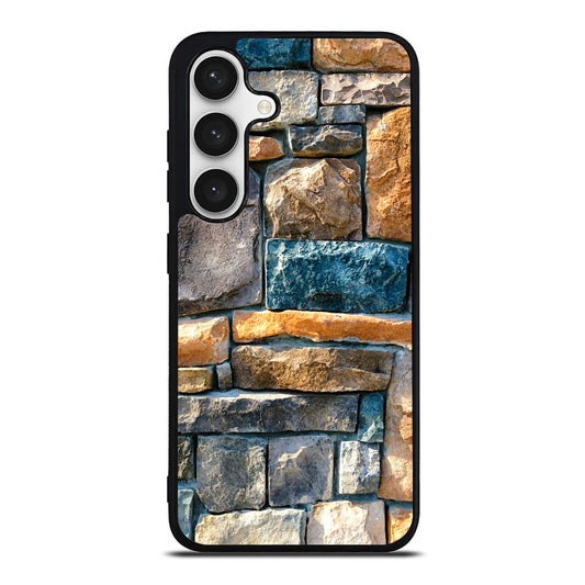 Colored Stone Piles Samsung Galaxy S24 FE Case