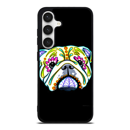 Colorful Bulldog Art Samsung Galaxy S24 FE Case