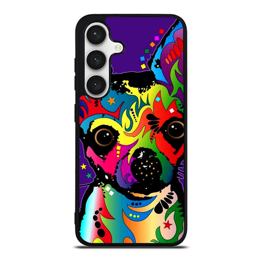 Colorful Chihuahua Samsung Galaxy S24 FE Case