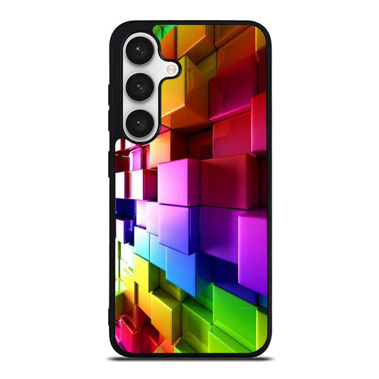 Colorful Cubes Samsung Galaxy S24 FE Case