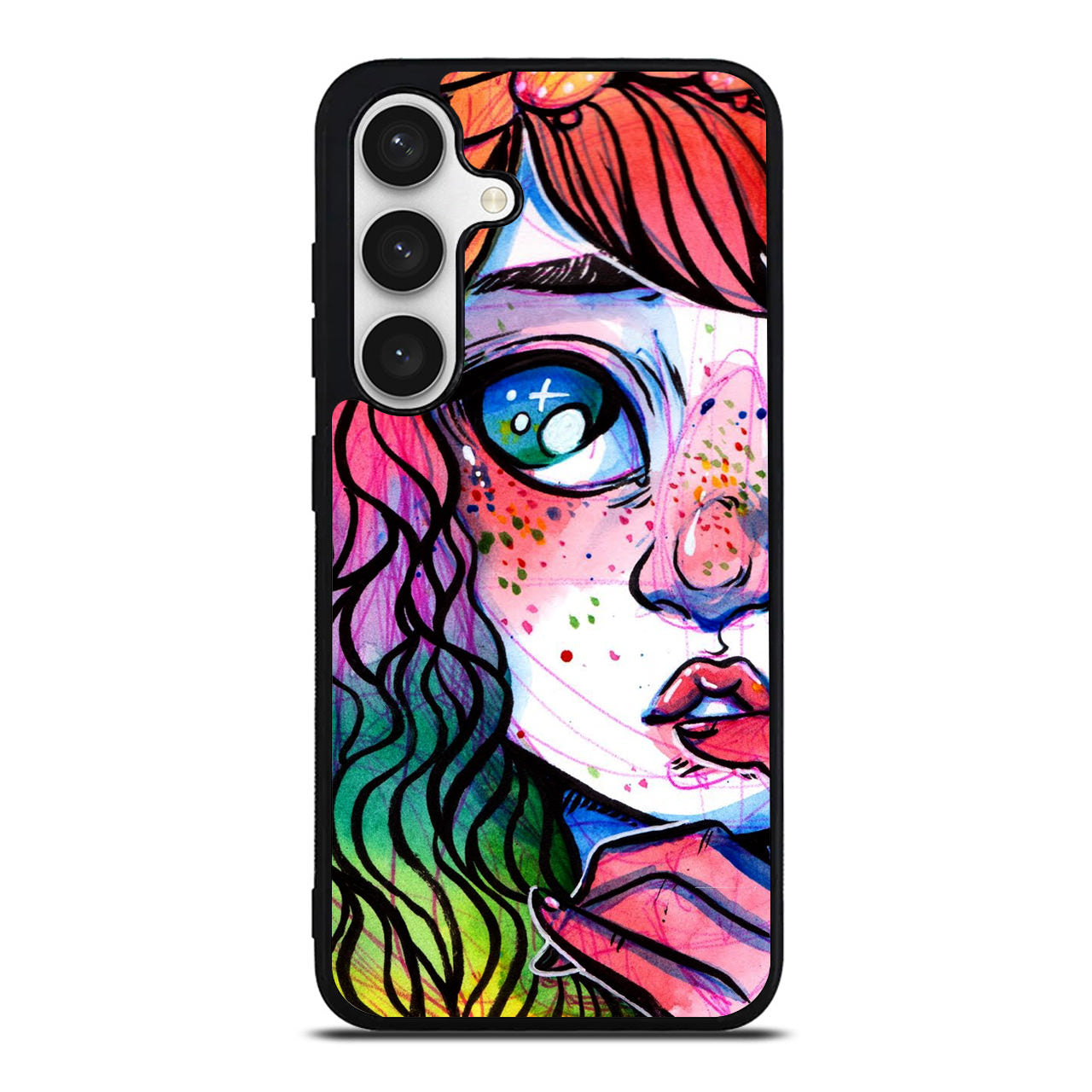 Eyes And Braids Samsung Galaxy S24 FE Case