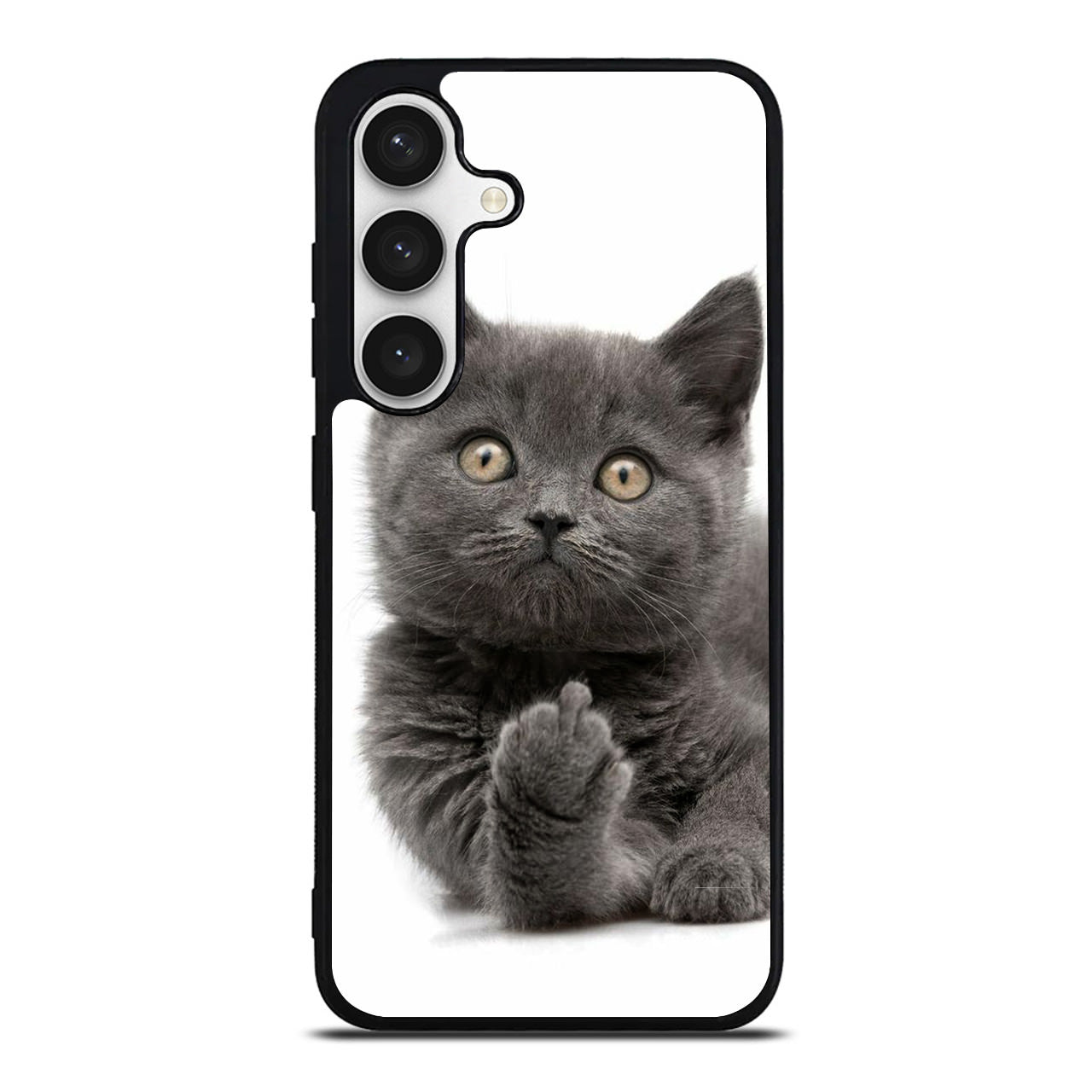 Finger British Shorthair Cat Samsung Galaxy S24 FE Case