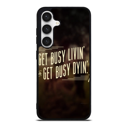 Get Living or Get Dying Samsung Galaxy S24 FE Case