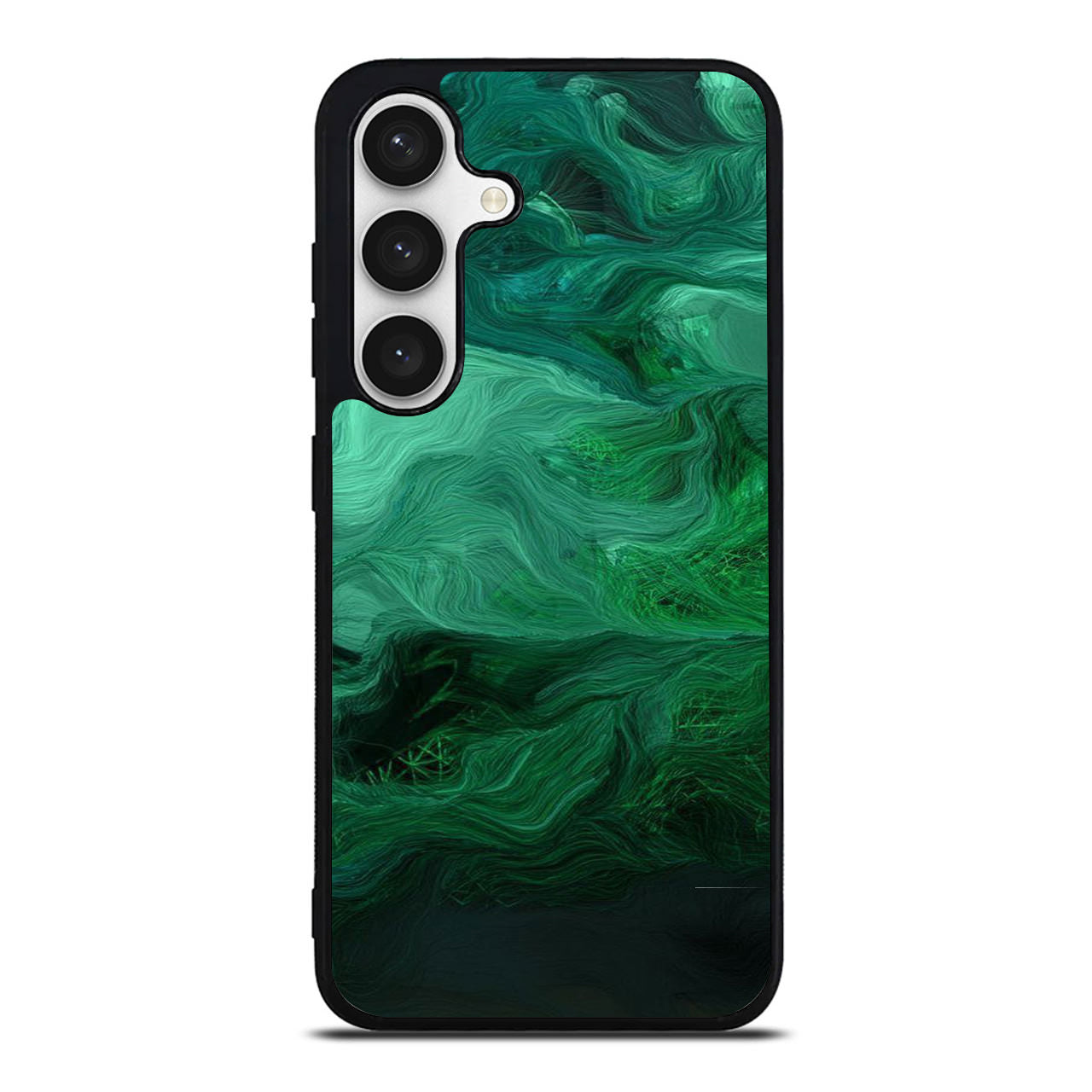 Green Abstract Art Samsung Galaxy S24 FE Case