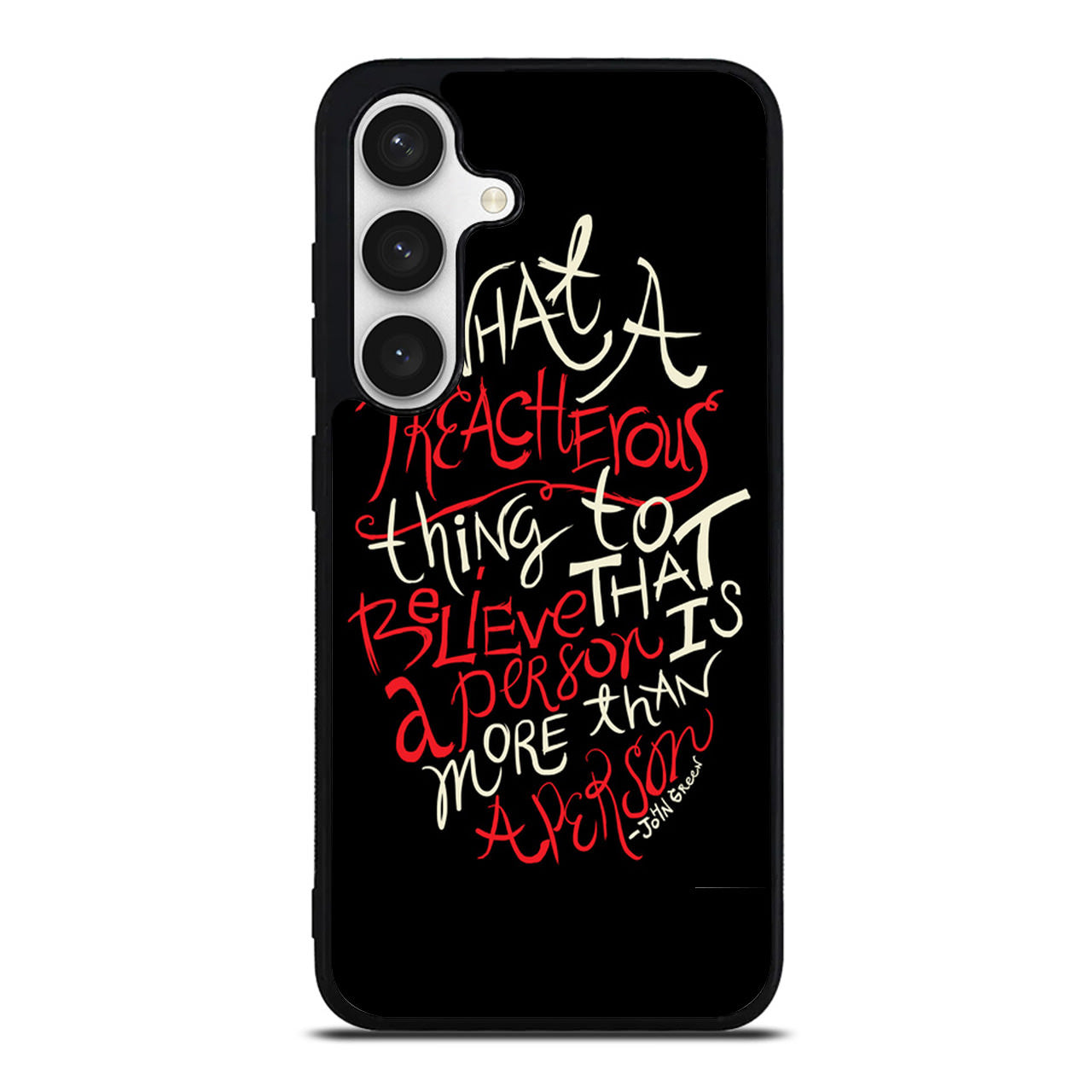 John Green Quotes More Than A Person Samsung Galaxy S24 FE Case