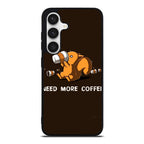 Need More Coffee Programmer Story Samsung Galaxy S24 FE Case