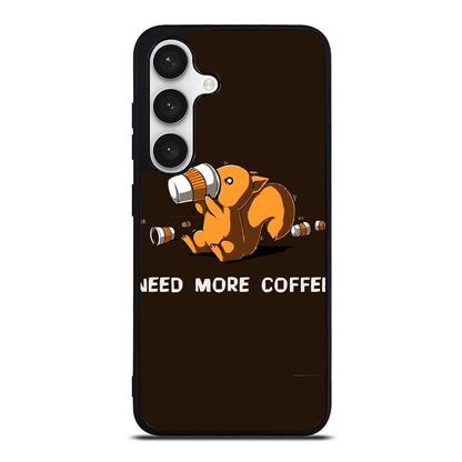 Need More Coffee Programmer Story Samsung Galaxy S24 FE Case