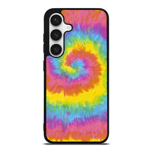 Pastel Rainbow Tie Dye Samsung Galaxy S24 FE Case