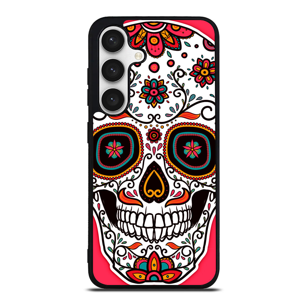 Pink Sugar Skull Samsung Galaxy S24 FE Case