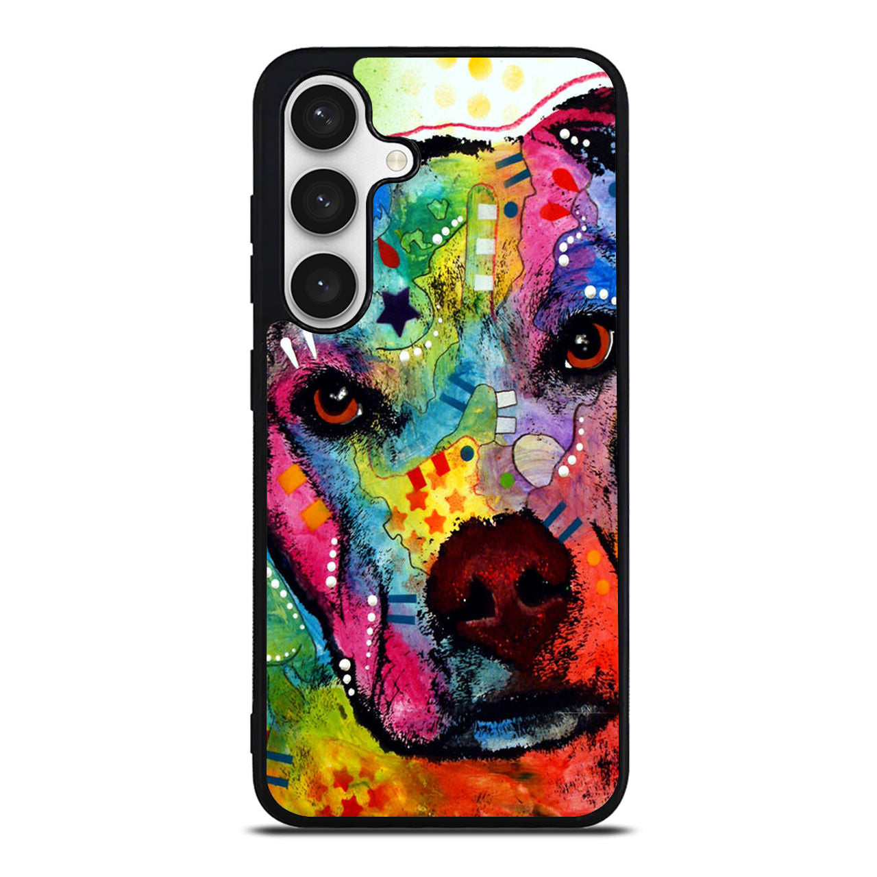 Pitbull Love Painting Samsung Galaxy S24 FE Case