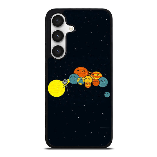 Planet Cute Illustration Samsung Galaxy S24 FE Case